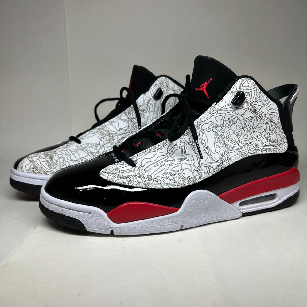 Nike Air Jordan Dub Zero Fire White Varsity Red Black 311046-162